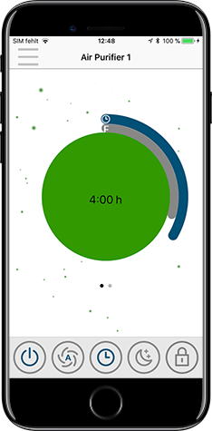 IDEAL AIR PRO 80 – Screen der IDEAL AIR PRO App