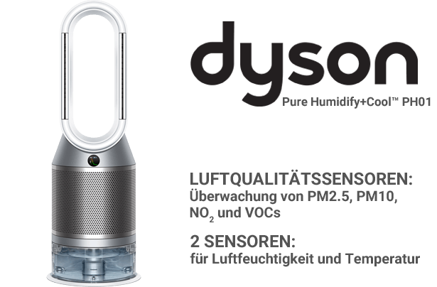 Dyson Pure Humidify+Cool™ PH01 – Sensoren