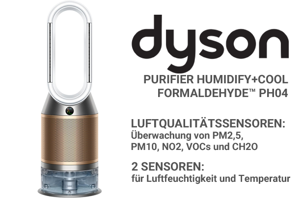 Dyson Purifier Humidify+Cool Formaldehyde™ PH04 – Sensoren