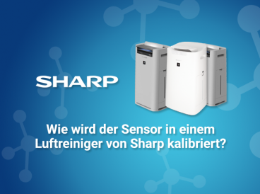 Kalibrierung des Sensors in Luftreinigern von Sharp