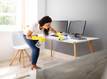 10 Ratschläge, wie man für Sauberkeit am Arbeitsplatz sorgt